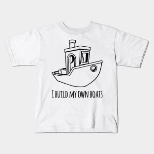 I build my own boats Kids T-Shirt